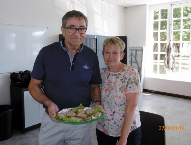 Mercredi 27 juin 2018 - dernier cours - professeurs: Irma et Jean Bruno