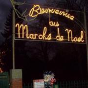 entree du marché de noel