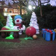 decoration du parc municipal