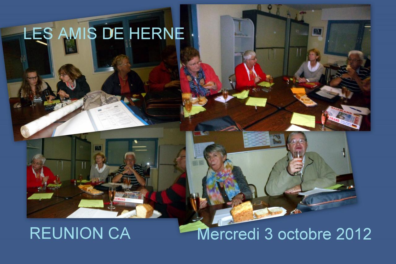 MONTAGE PHOTOS mercredi 3 octobre 2012 - Réunion CA