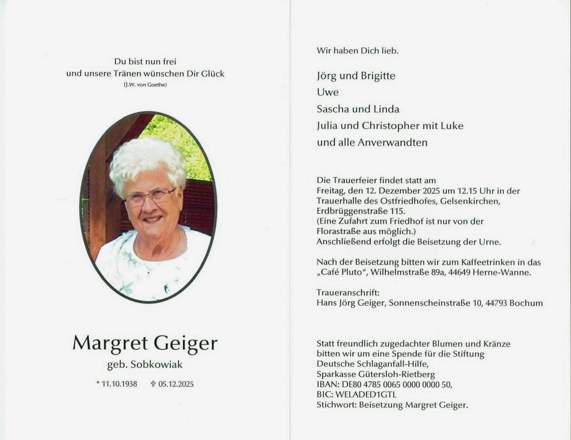 Margret geiger